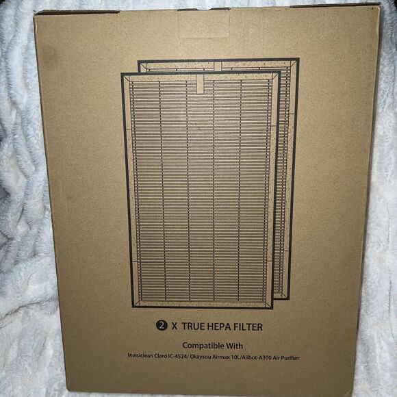2 Replacement Filter Compatible w/ Invisiclean Claro IC-4524 Air Filter Purifier - Picture 2 of 5